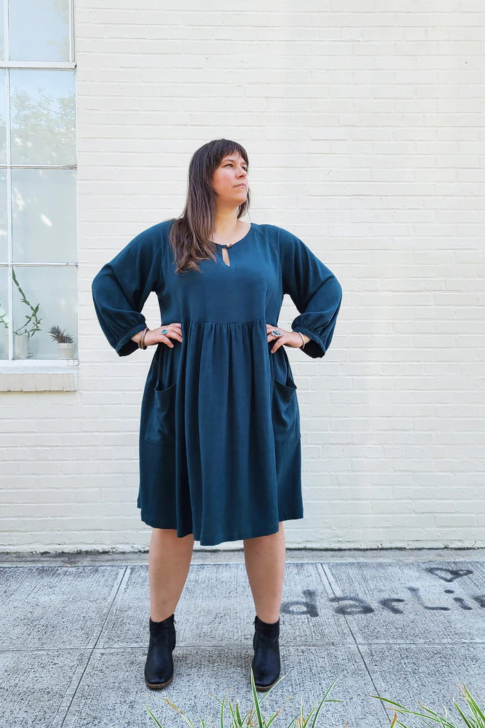 Romey Gathered Dress & Top, Curvy Fit - Sew House Seven | Blackbird Fabrics