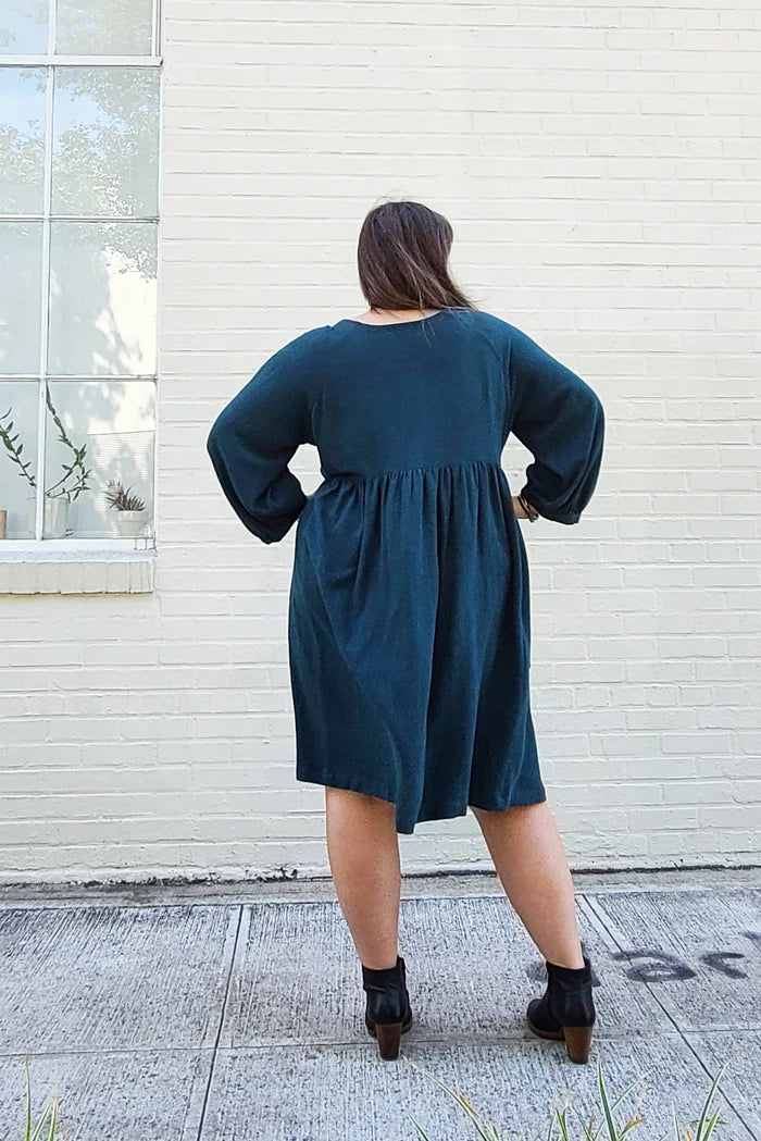 Romey Gathered Dress & Top, Curvy Fit - Sew House Seven | Blackbird Fabrics