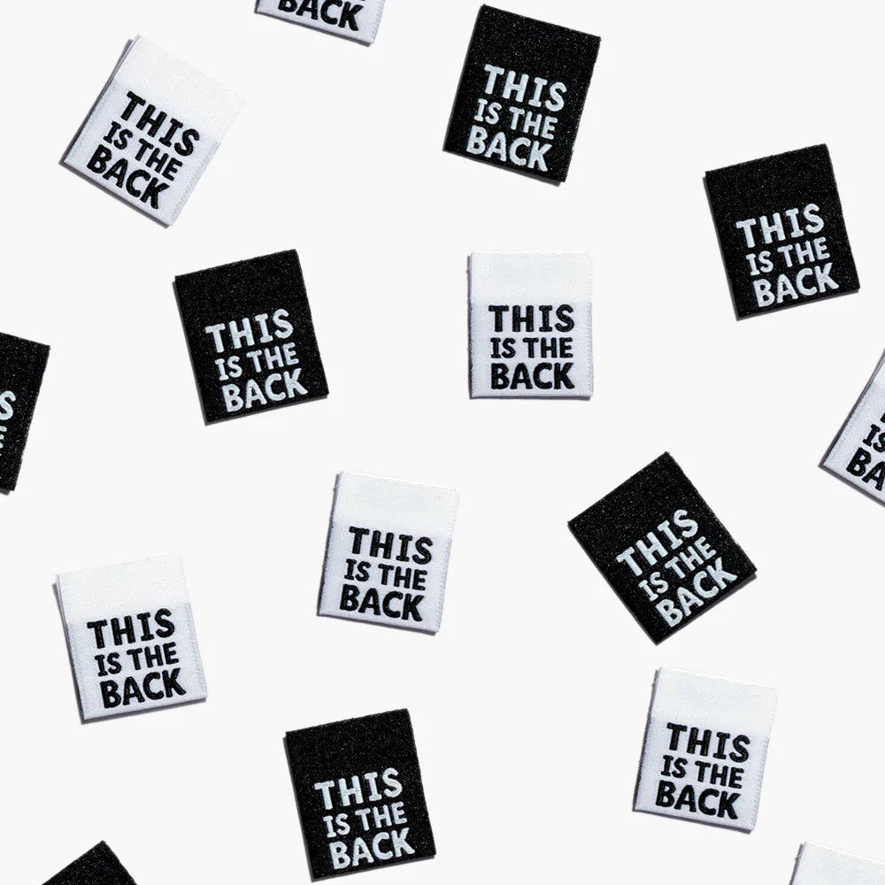 THIS IS THE BACK 2.0 Woven Labels