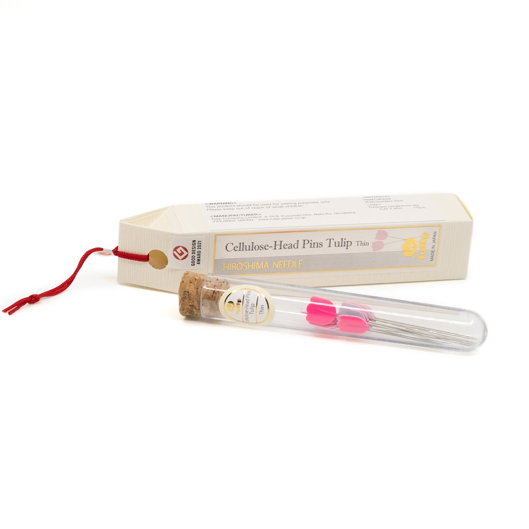 Tulip Cellulose-Head Pins, Thin