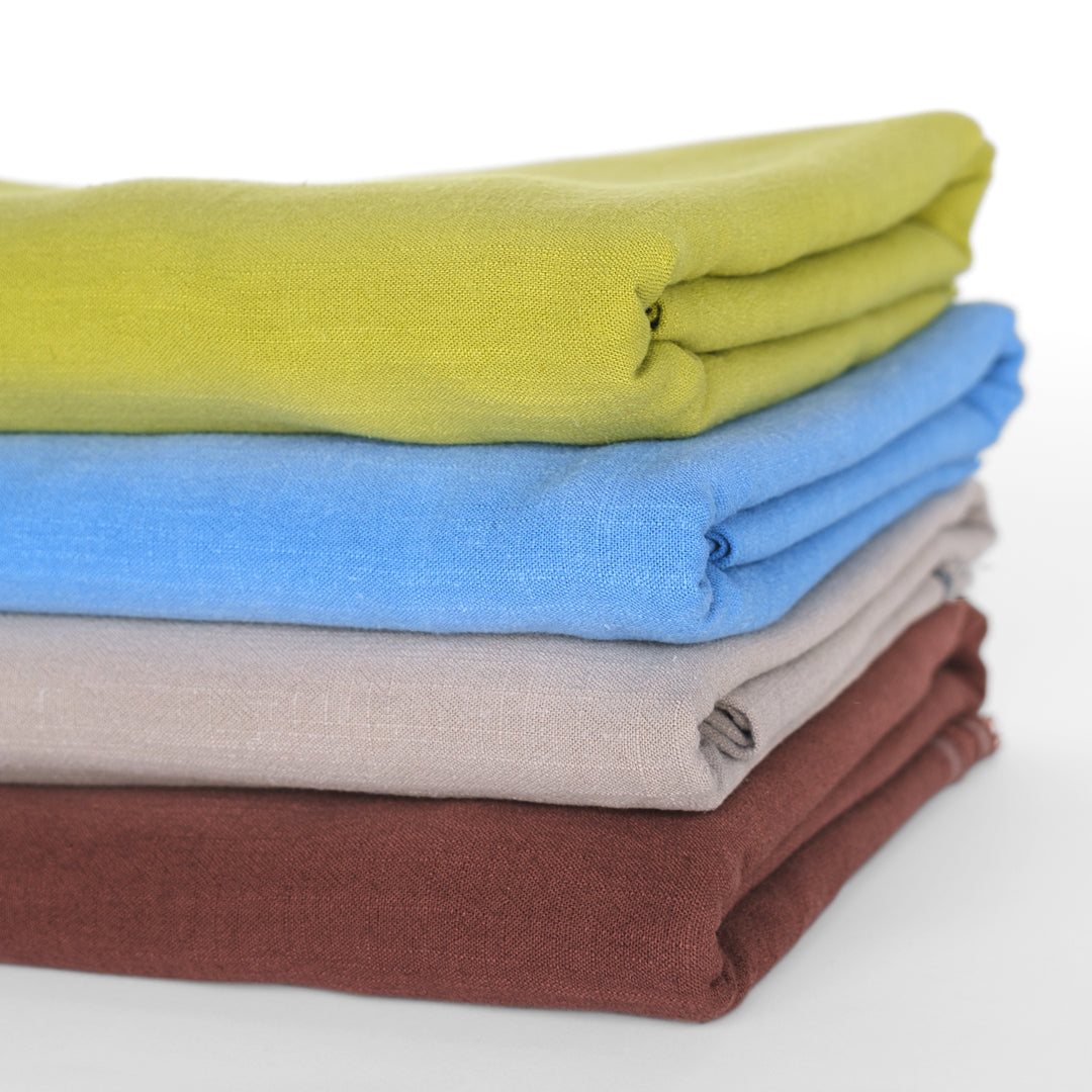 Viscose Linen Noil - Baked Clay