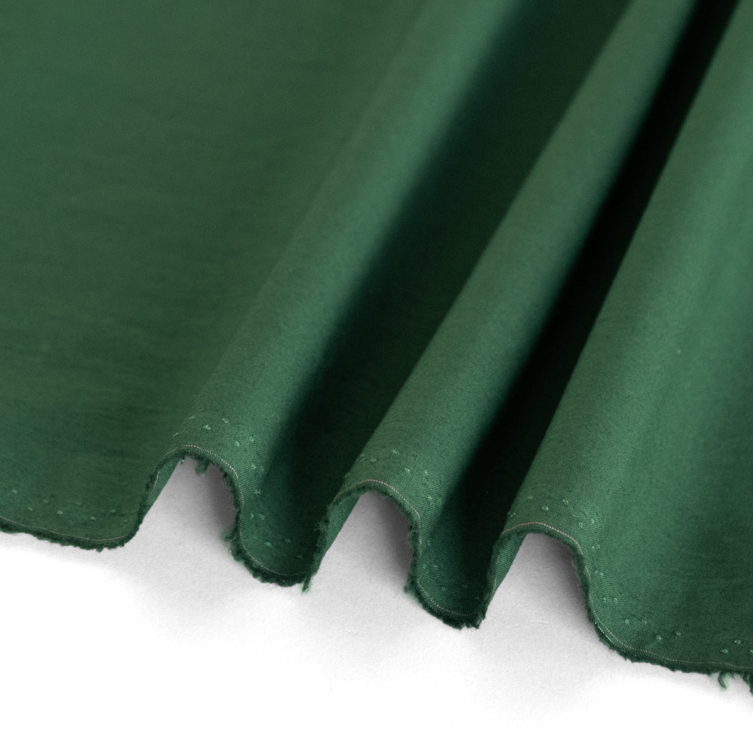 Washed Cotton Poplin - Pine