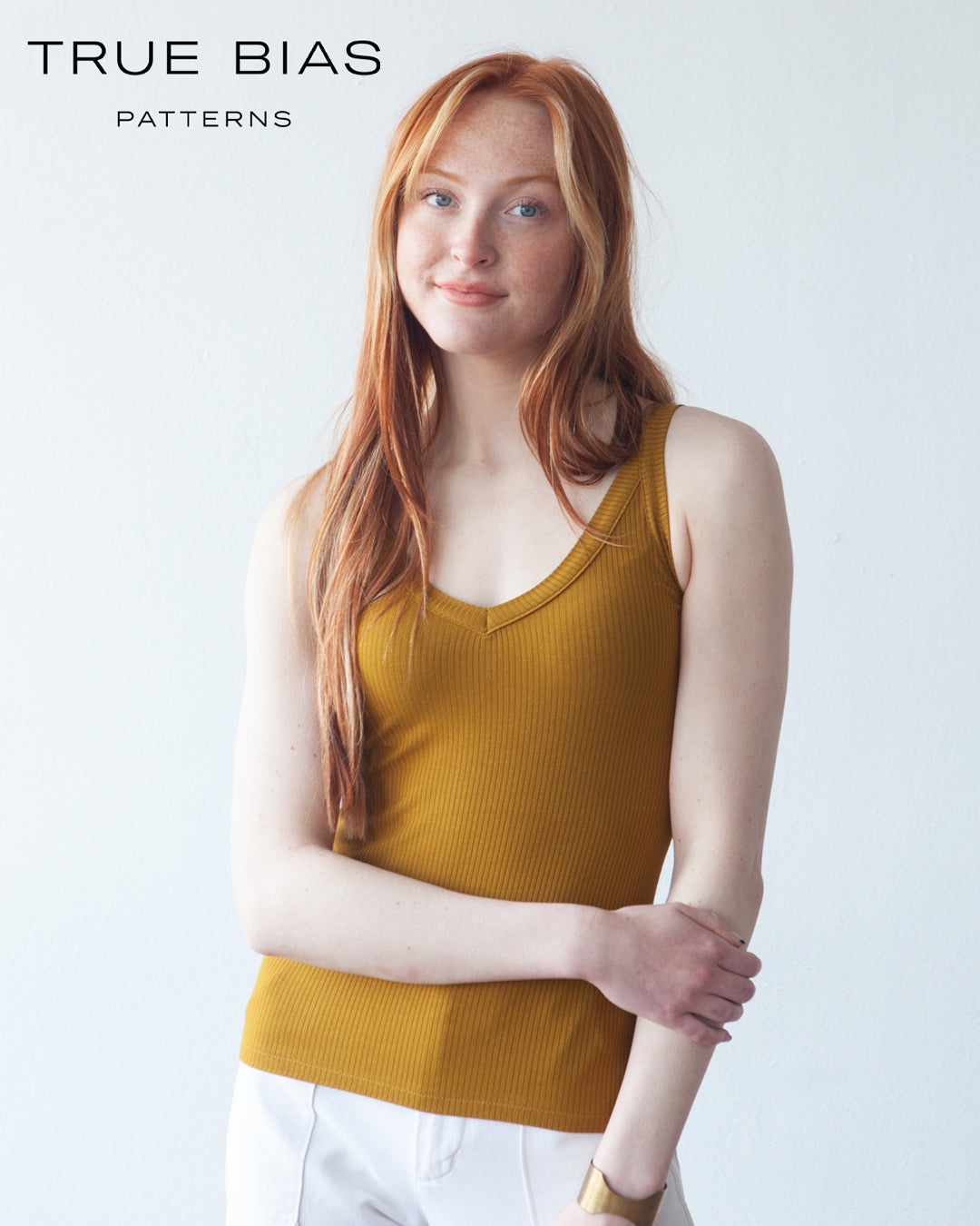 Medium Weight Bamboo Rib Knit - Vintage Gold