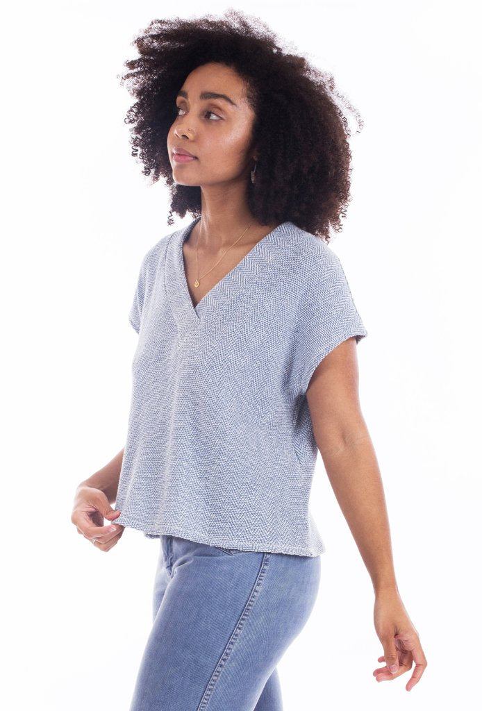 The Tabor V-Neck - Sew House Seven