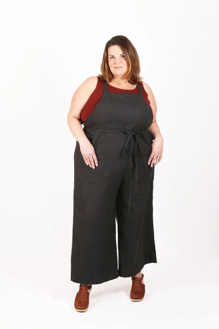 Burnside Bibs Sewing Pattern by Sew House Seven, Curvy Fit 18-34 | Blackbird Fabrics