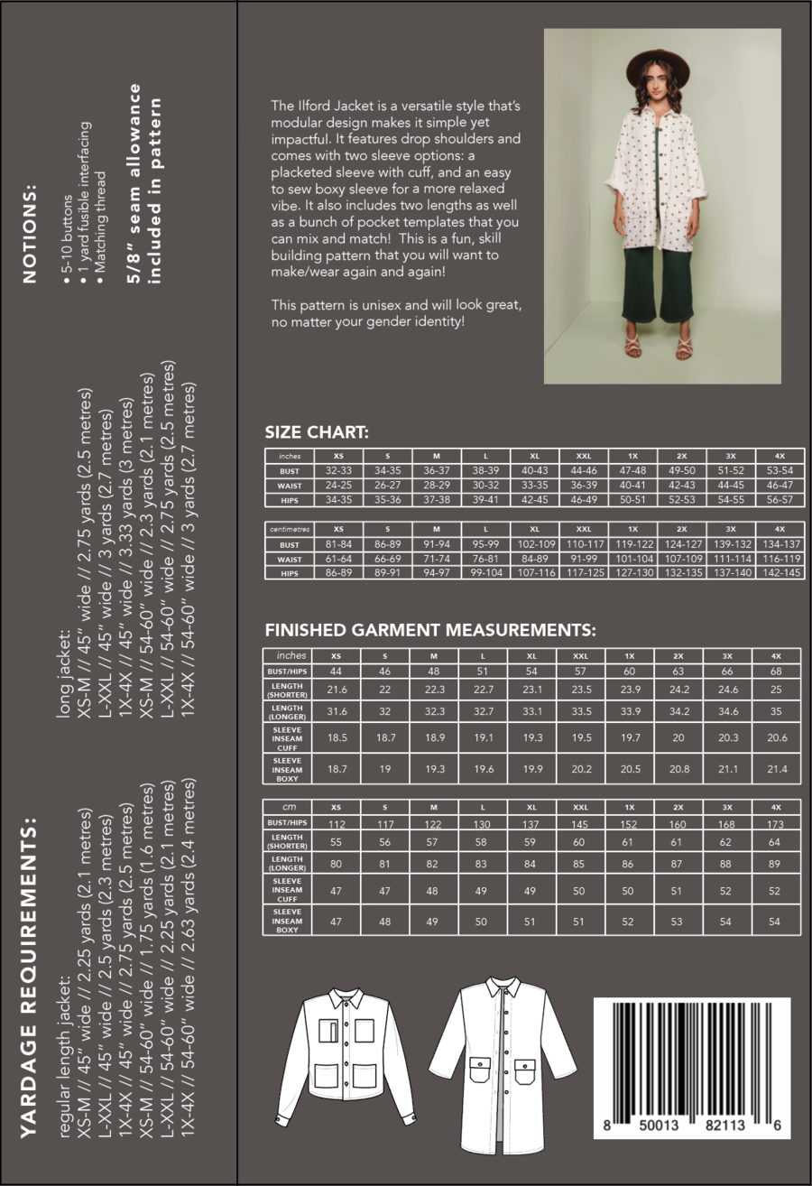 The Ilford Jacket - Friday Pattern Co