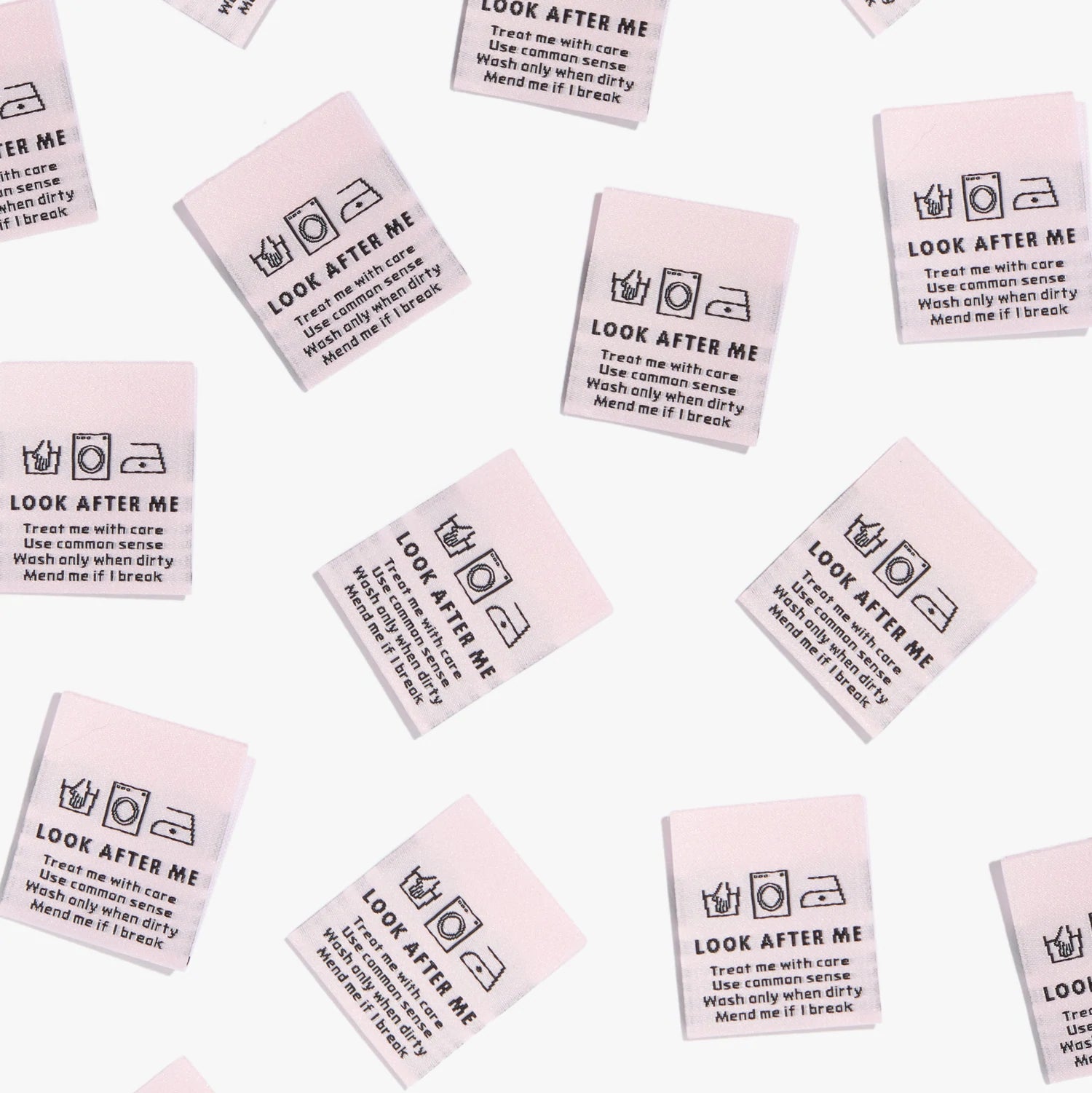 LOOK AFTER ME Woven Labels