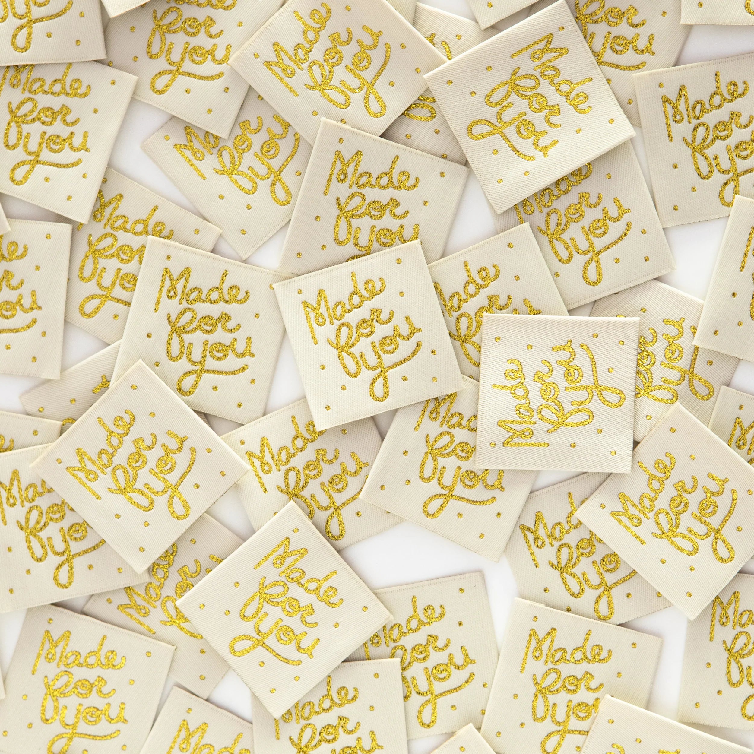 MADE FOR YOU Woven Labels by Sarah Hearts