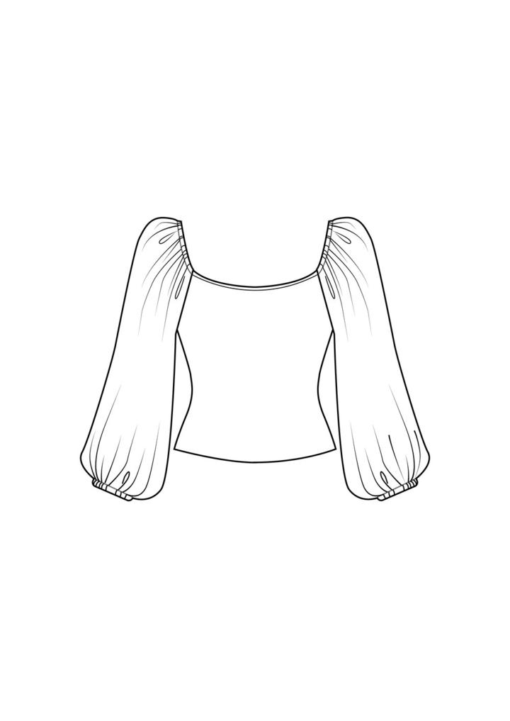 Adrienne Blouse - Friday Pattern Co