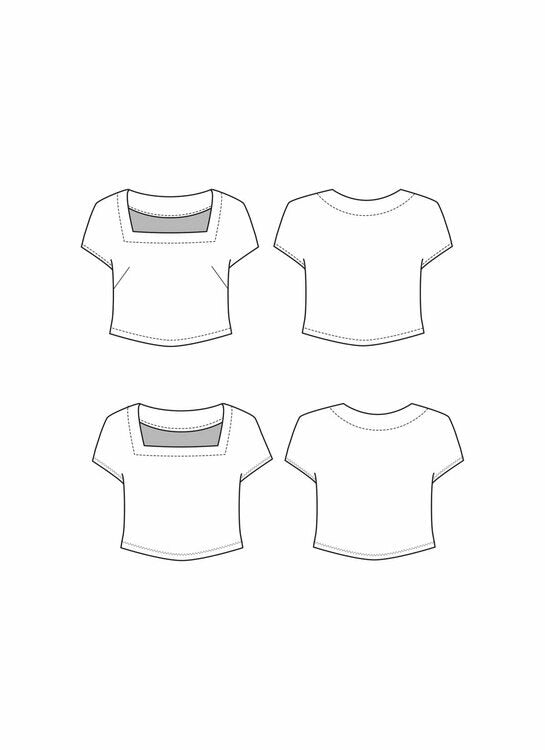 The Square Neck Top | Blackbird Fabrics