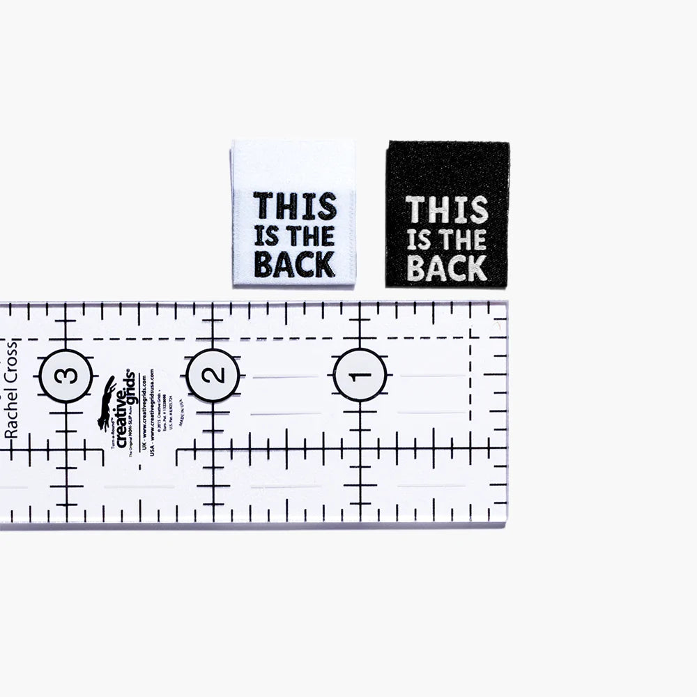 THIS IS THE BACK 2.0 Woven Labels
