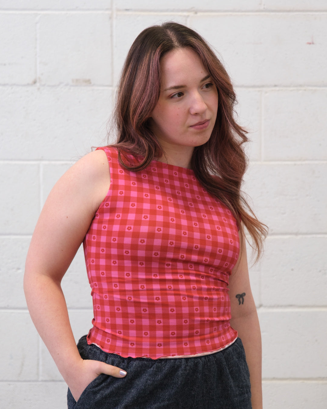 Double Dutch Organic Cotton Jersey - Sweet Tart