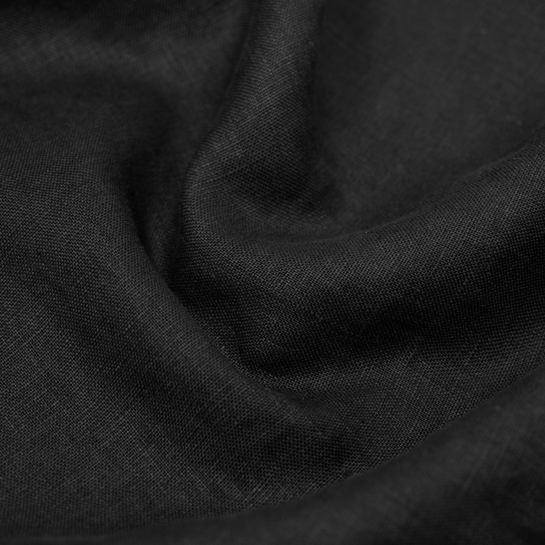 Everyday Linen - Black | Blackbird Fabrics