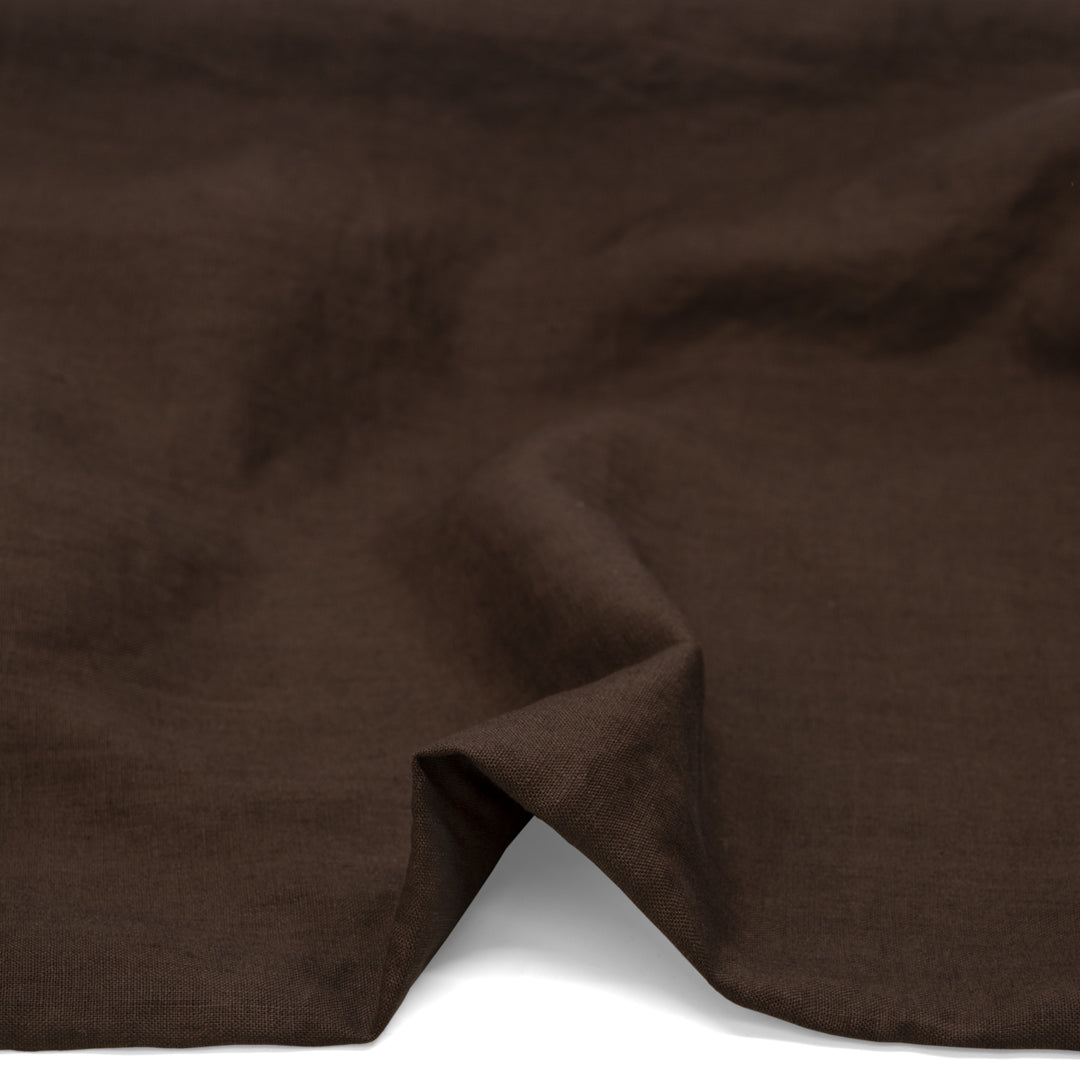 Everyday Linen - Espresso | Blackbird Fabrics