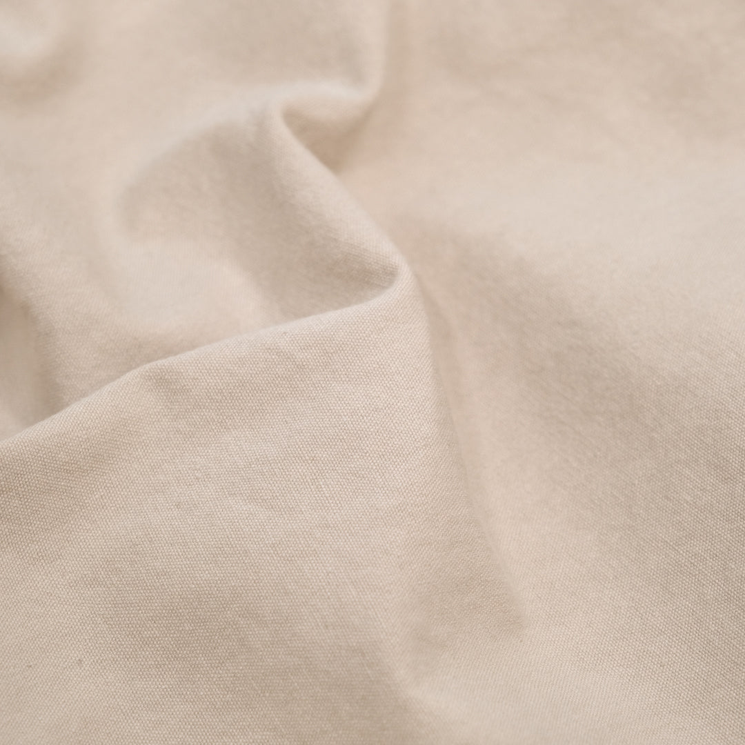 7oz Softened Organic Cotton - Salt | Blackbird Fabrics