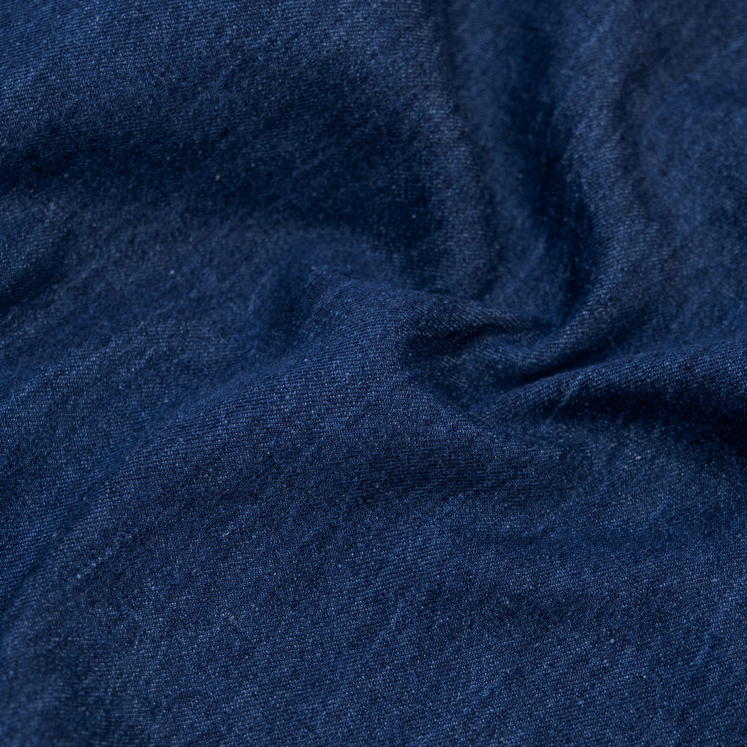 6oz Hemp & Organic Cotton Denim - Deep Indigo Blue | Blackbird Fabrics