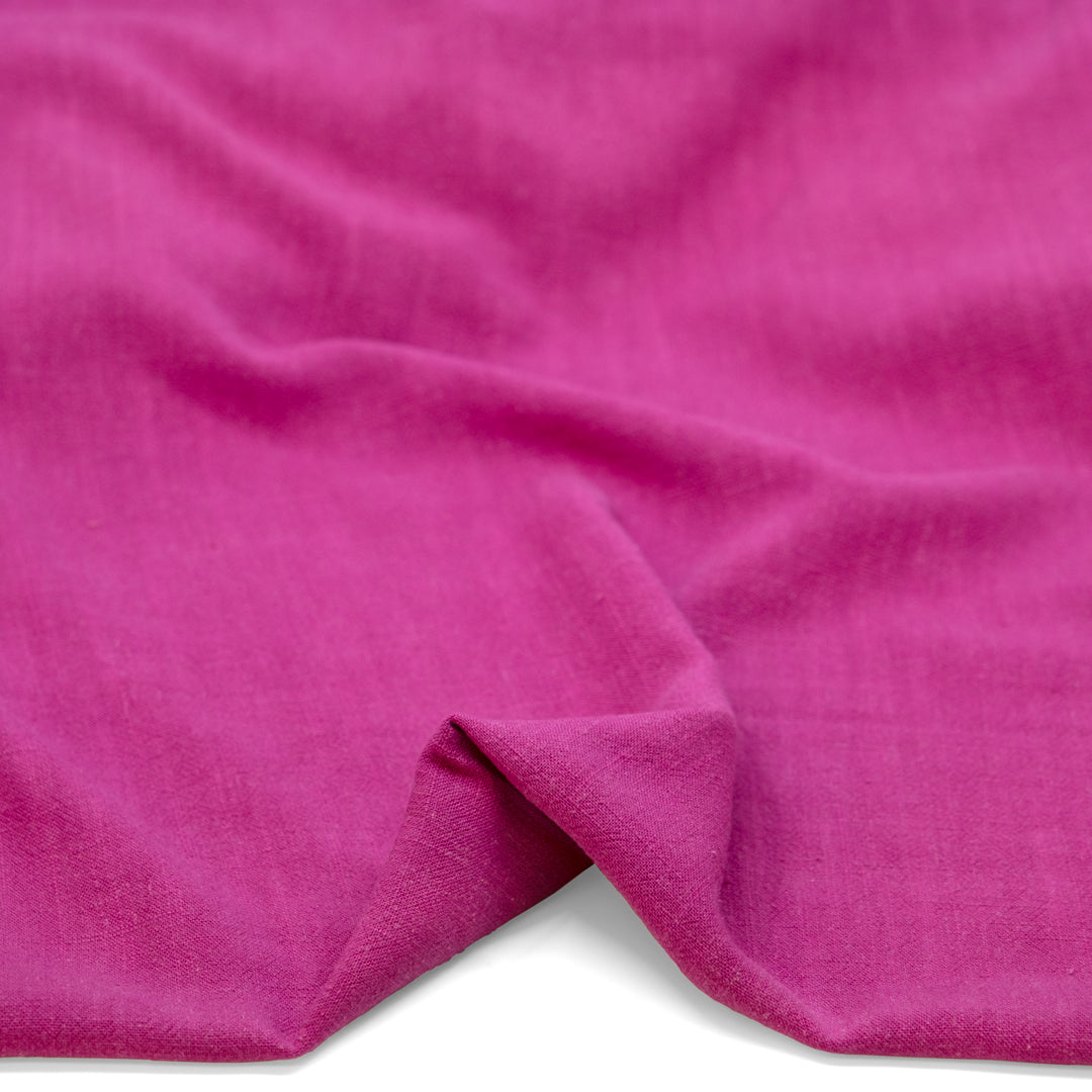 Viscose Linen Noil - Magenta Rose | Blackbird Fabrics