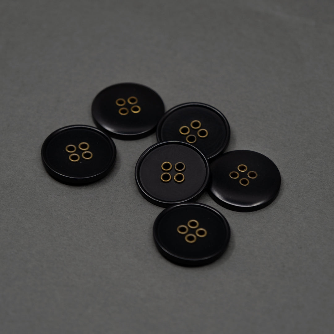 Bronze Age 25mm (1") Buttons - Set of 6 | Blackbird Fabrics