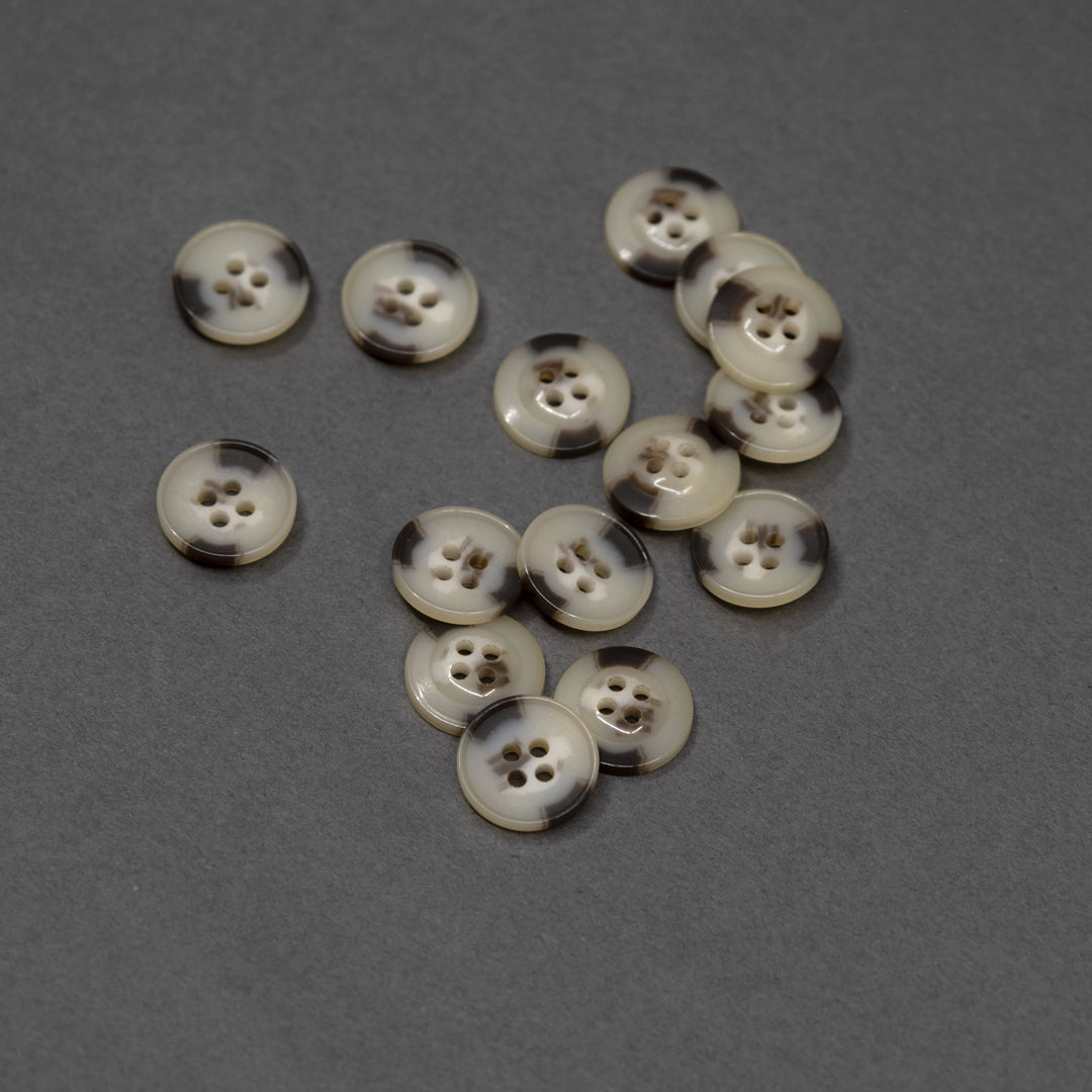 Granola 15mm (5/8") Buttons - Set of 15 | Blackbird Fabrics