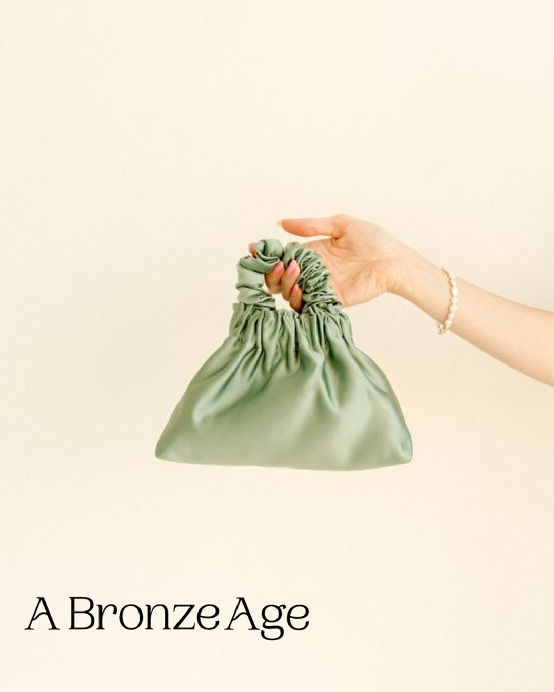 Deadstock Heavyweight Poly Satin - Leaf Green | Blackbird Fabrics