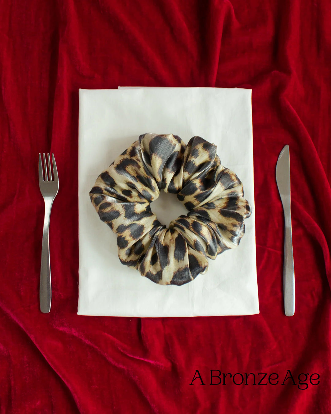 Deadstock Metallic Rayon Blend - Leopard Gloss | Blackbird Fabrics