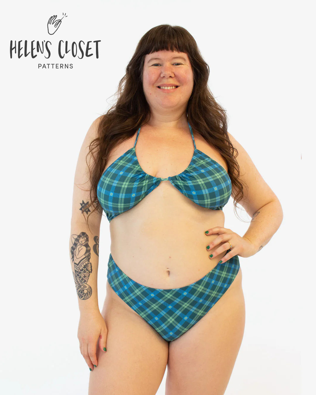 Preppy Posy Recycled Nylon Swim Tricot | Blackbird Fabrics