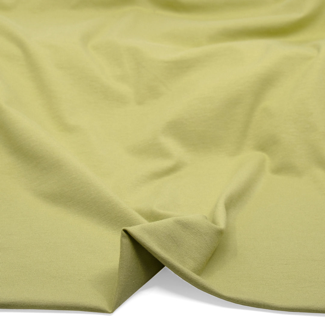 Cotton Modal Jersey Knit - Peashoot | Blackbird Fabrics