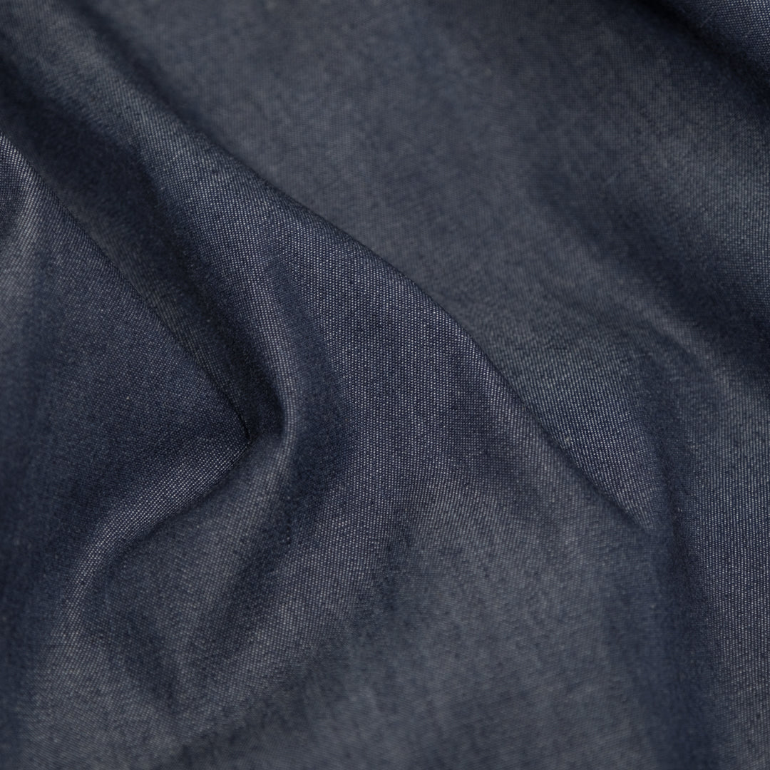 4oz Denim Shirting - Antique Blue | Blackbird Fabrics