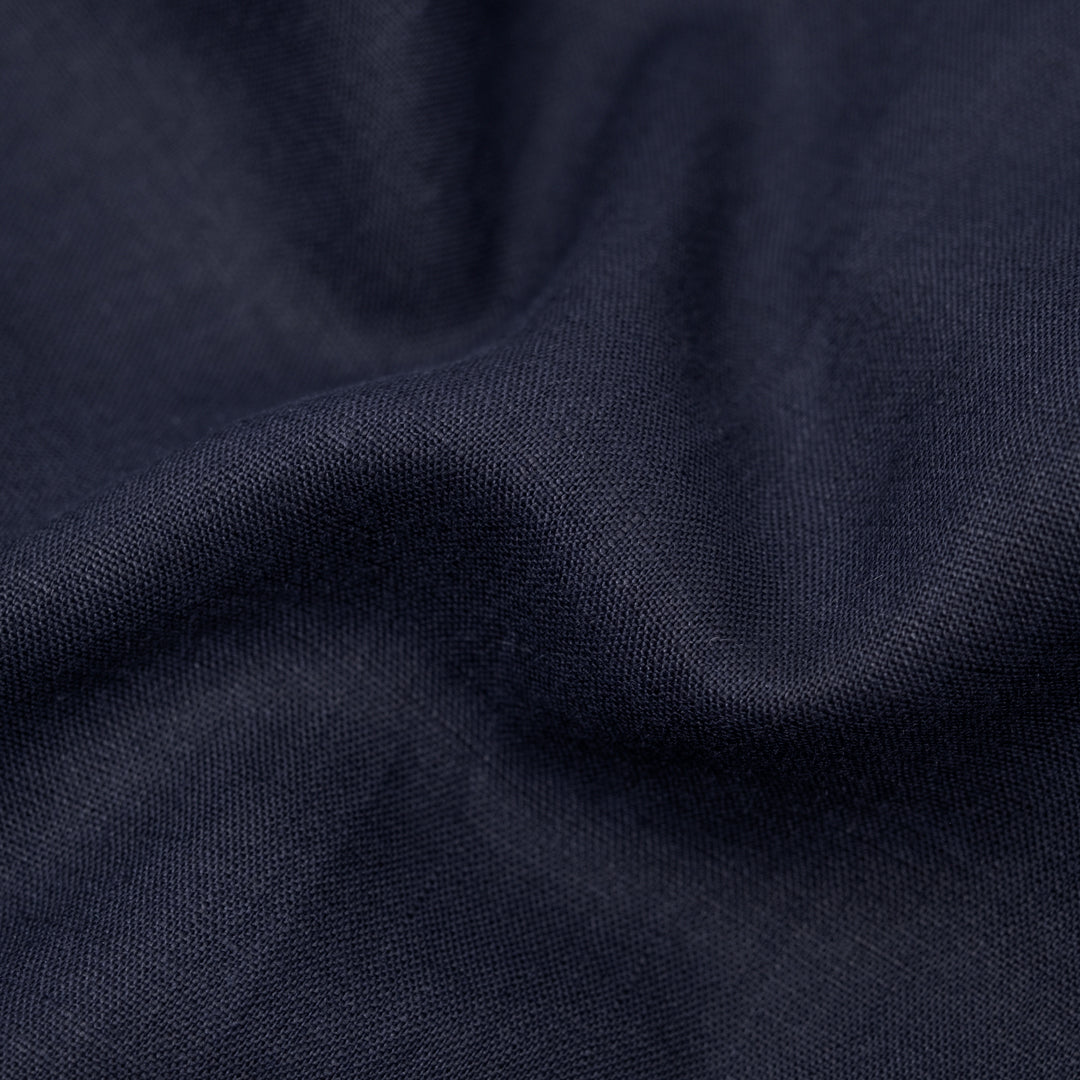 Heritage Heavyweight Linen - Midnight Blue | Blackbird Fabrics