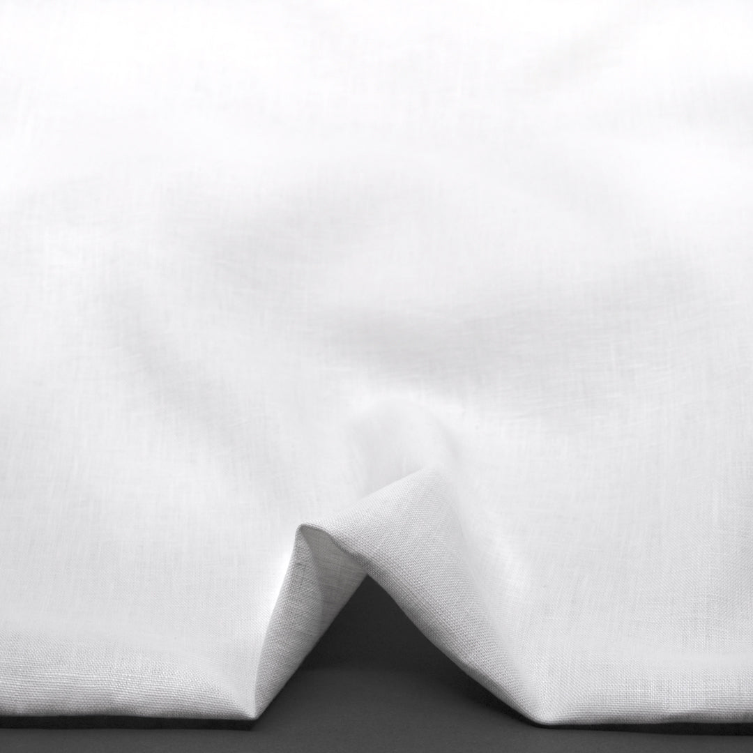Heritage Heavyweight Linen - White | Blackbird Fabrics