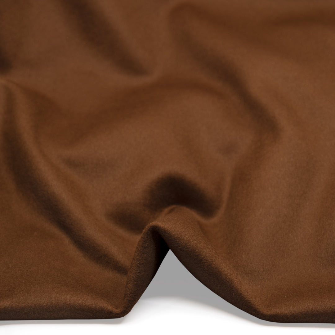 Heavyweight Double Faced Wool Blend Coating - Nutshell | Blackbird Fabrics