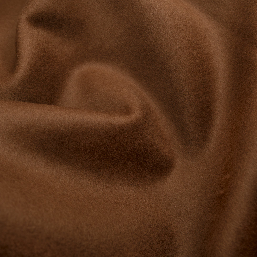 Heavyweight Double Faced Wool Blend Coating - Nutshell | Blackbird Fabrics