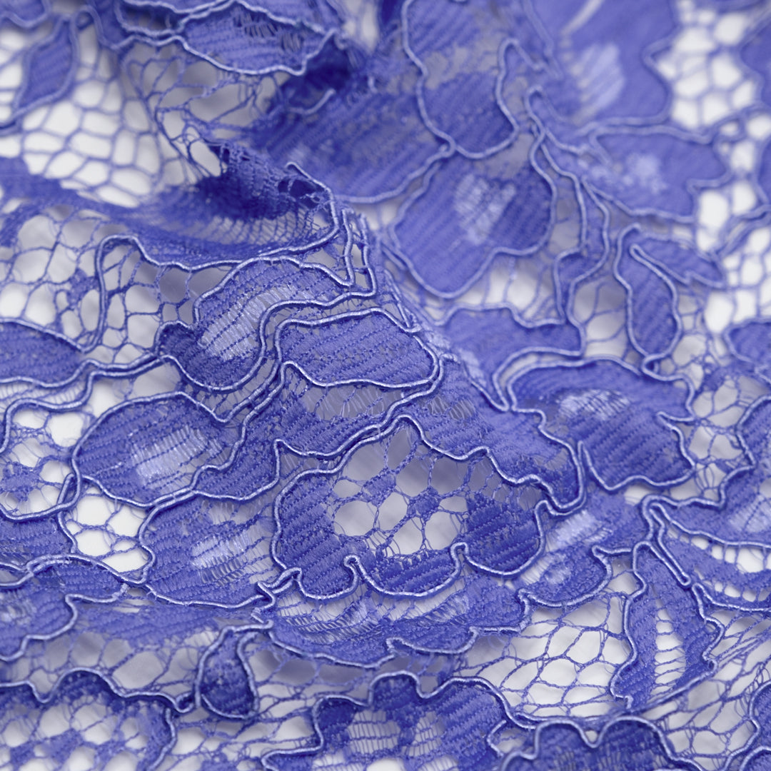 Nightingale Corded Lace - Amethyst | Blackbird Fabrics