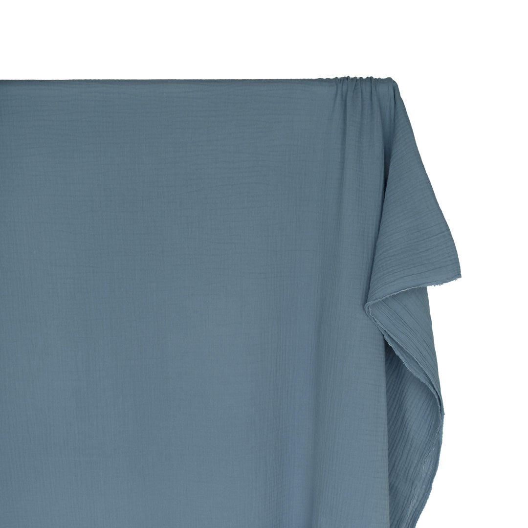 Classic Cotton Double Gauze - Bluestone | Blackbird Fabrics