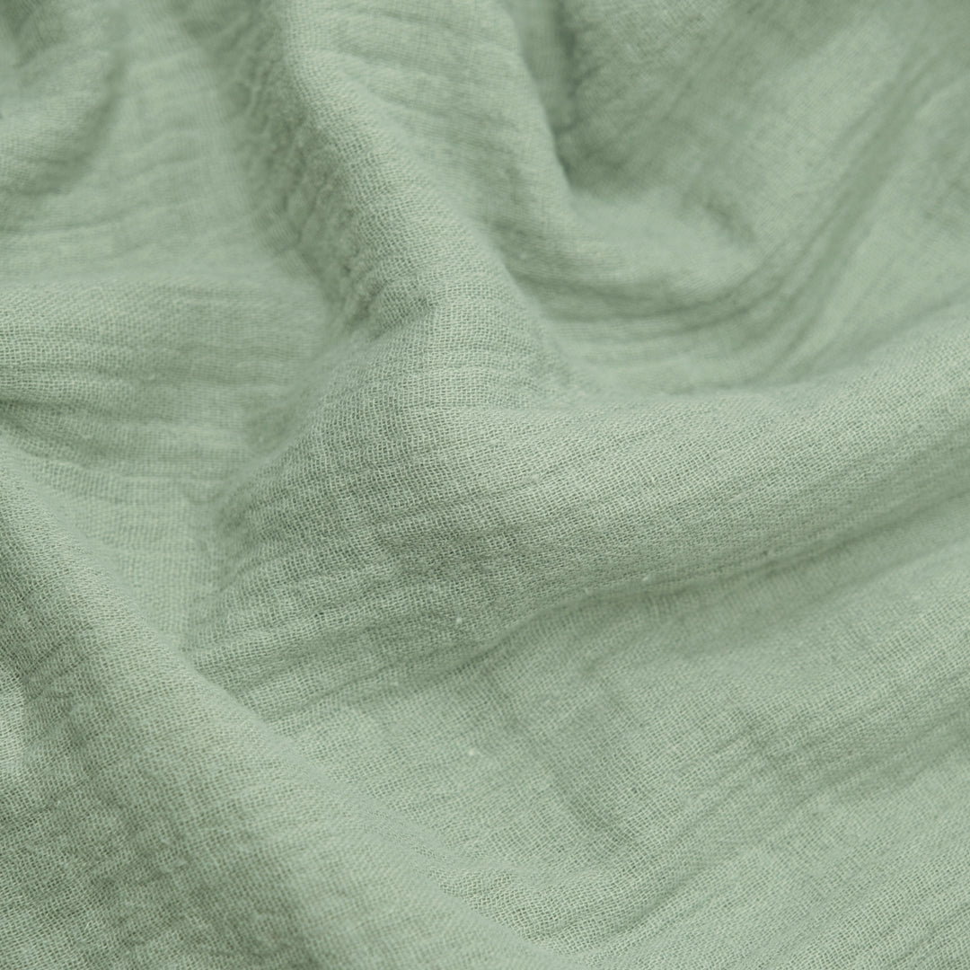 Classic Cotton Double Gauze - Seafoam | Blackbird Fabrics