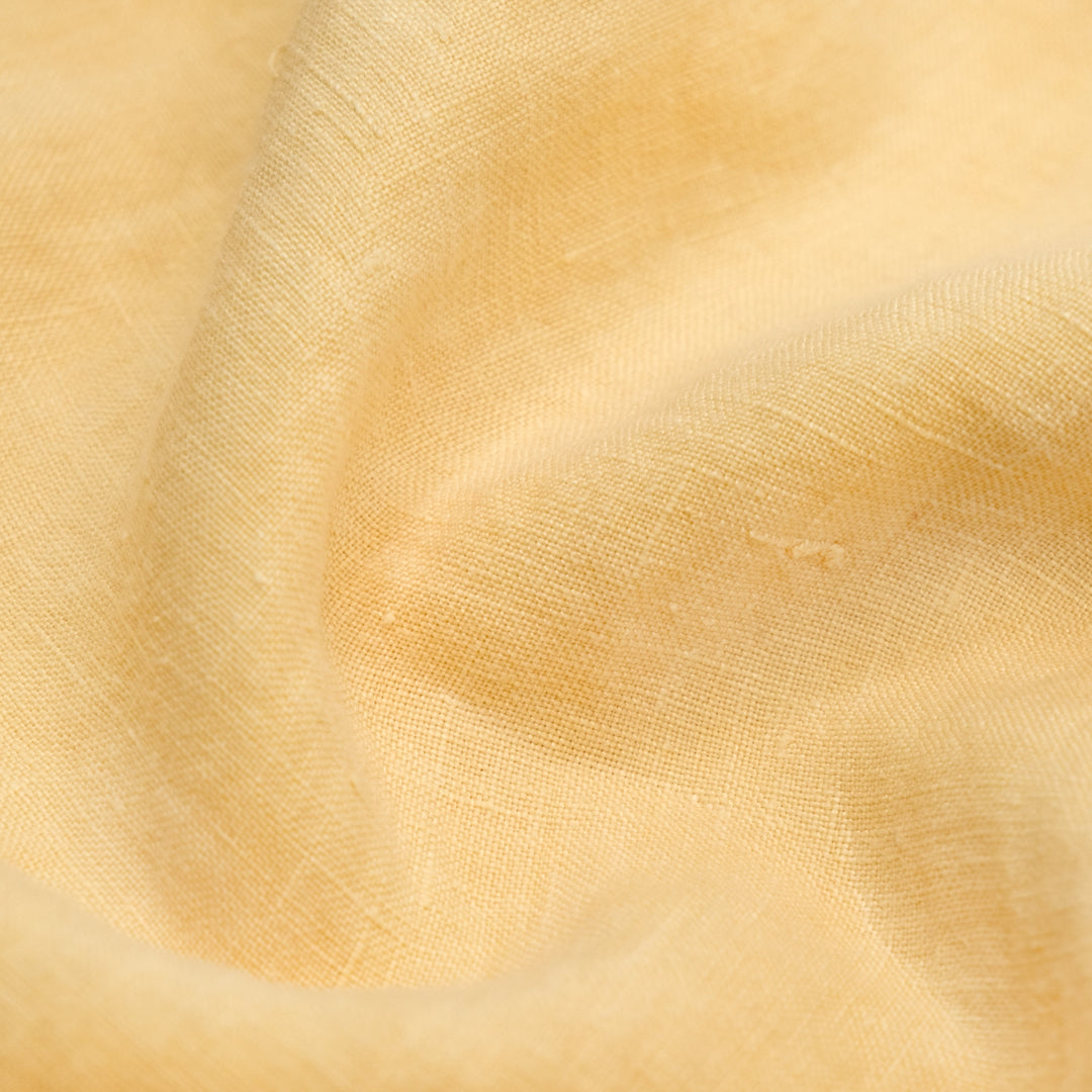 Washed Linen II - Buttercup | Blackbird Fabrics