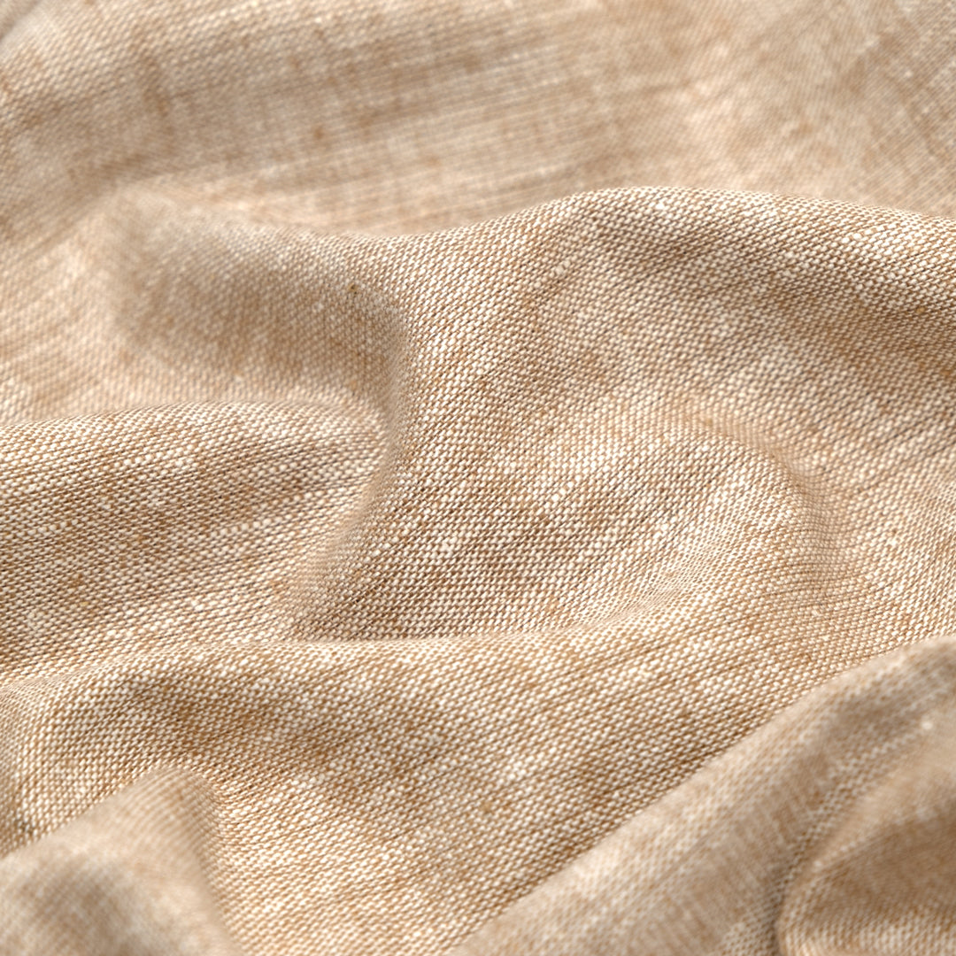 Coastal Linen Cotton Chambray - Sand | Blackbird Fabrics