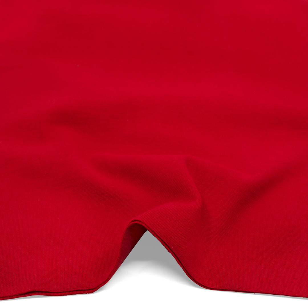 Cotton T-Shirt Ribbing - Chili Pepper | Blackbird Fabrics