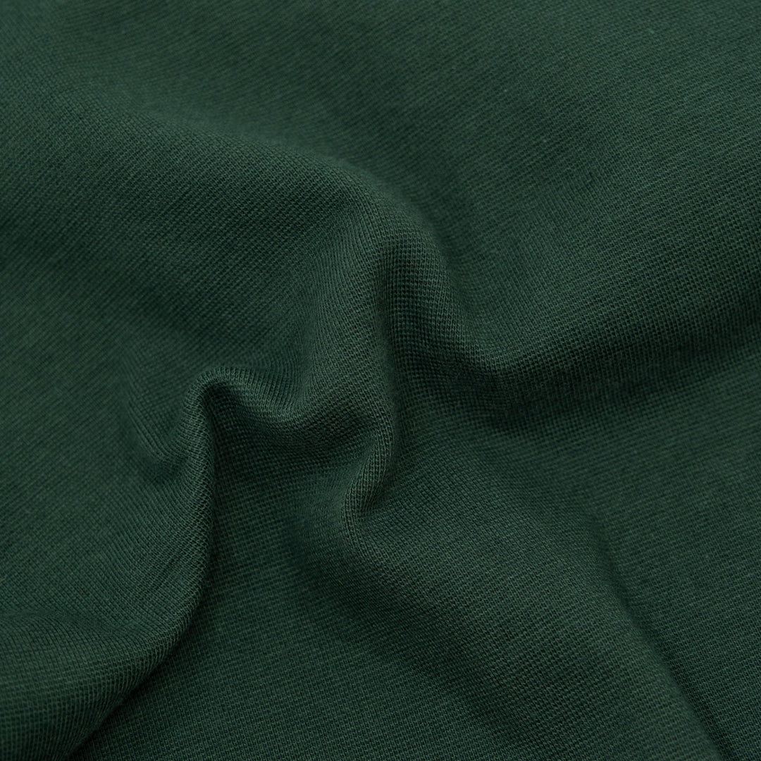 Cotton T-Shirt Ribbing - Pine | Blackbird Fabrics