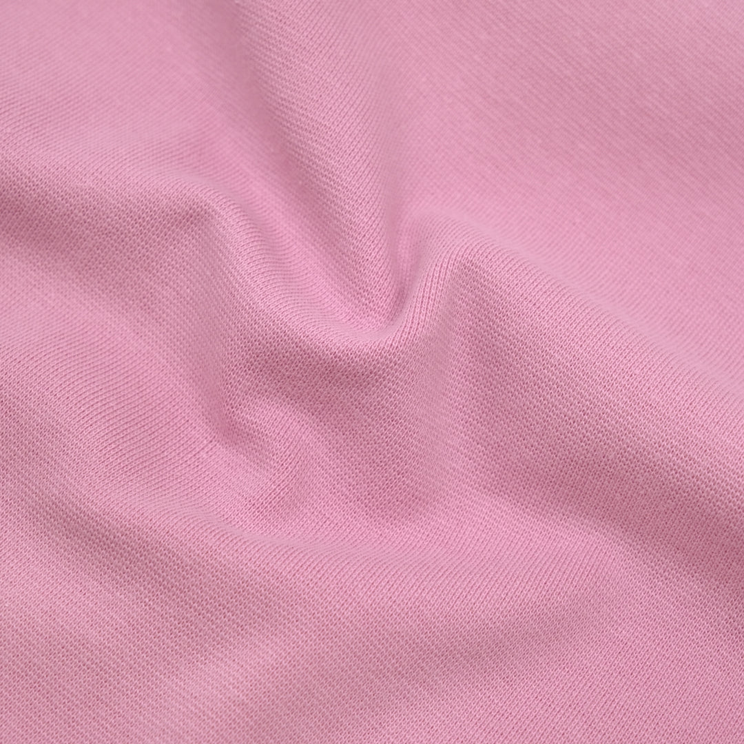 Cotton T-Shirt Ribbing - Candy Floss | Blackbird Fabrics