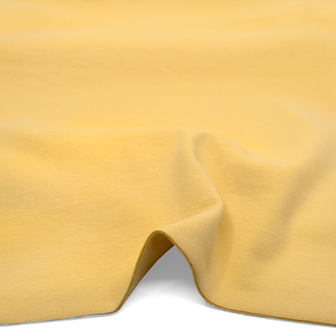 Cotton T-Shirt Ribbing - Butter | Blackbird Fabrics