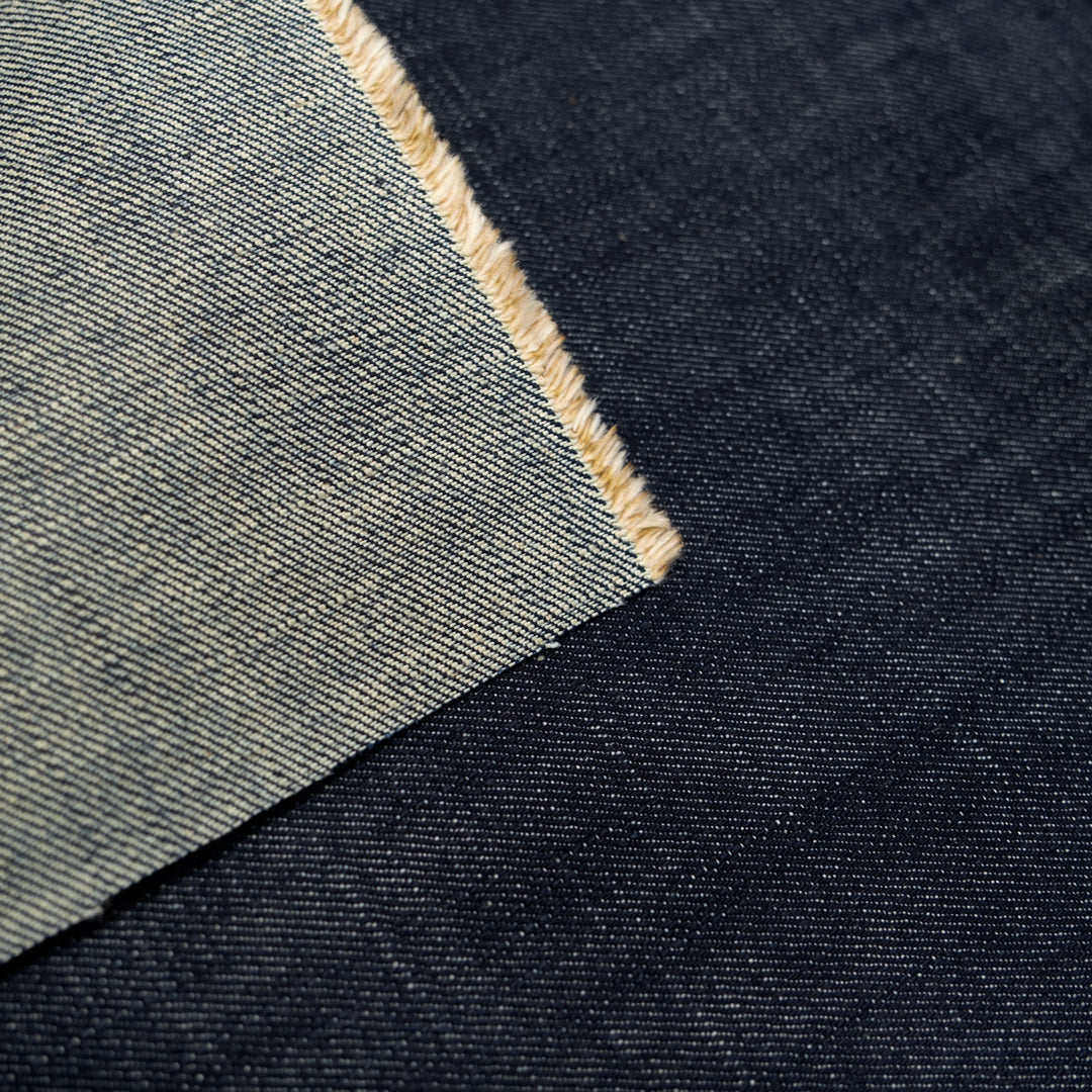 12oz Crosshatch Non-Stretch Denim - Vintage Indigo | Blackbird Fabrics