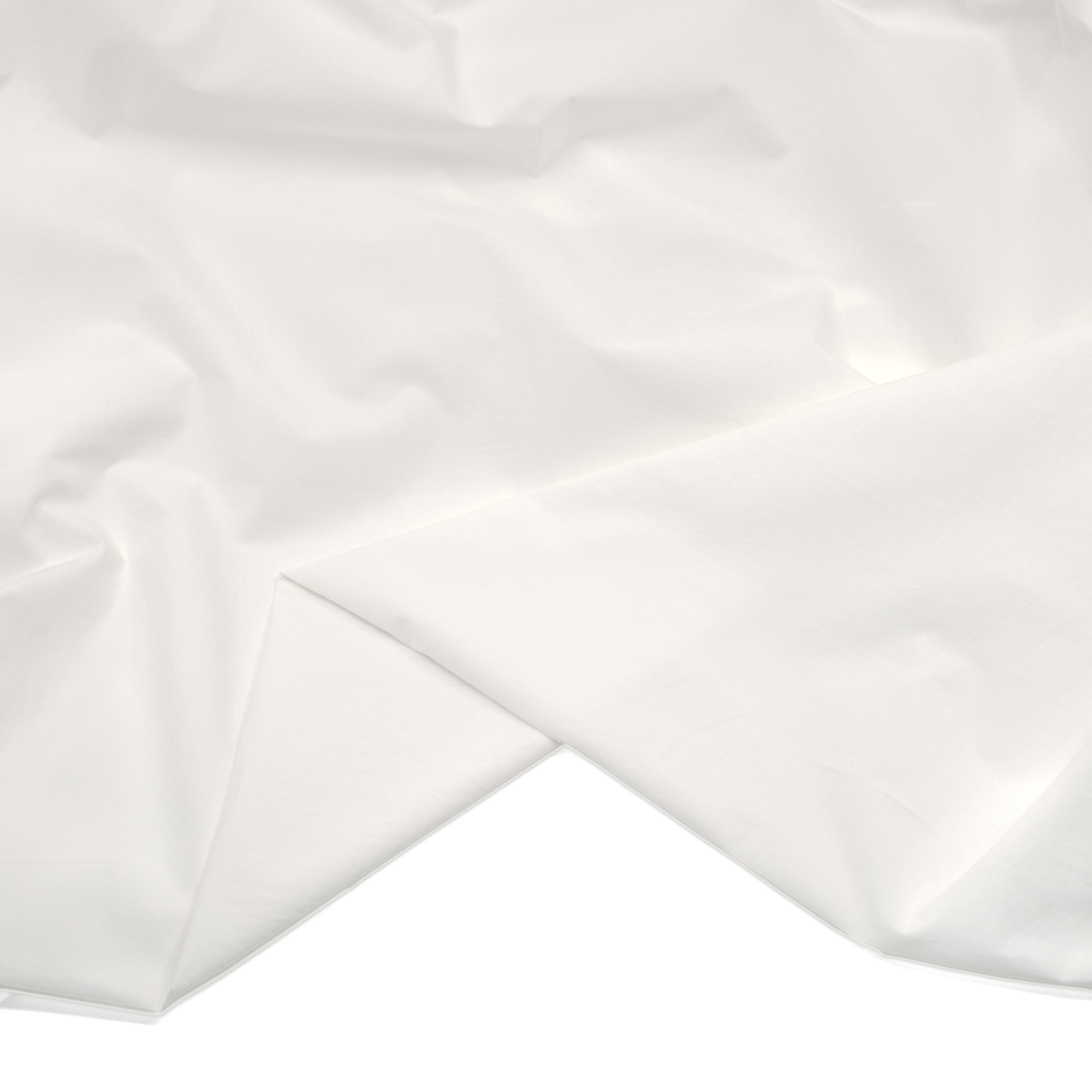 Effortless Cotton Poplin - White | Blackbird Fabrics