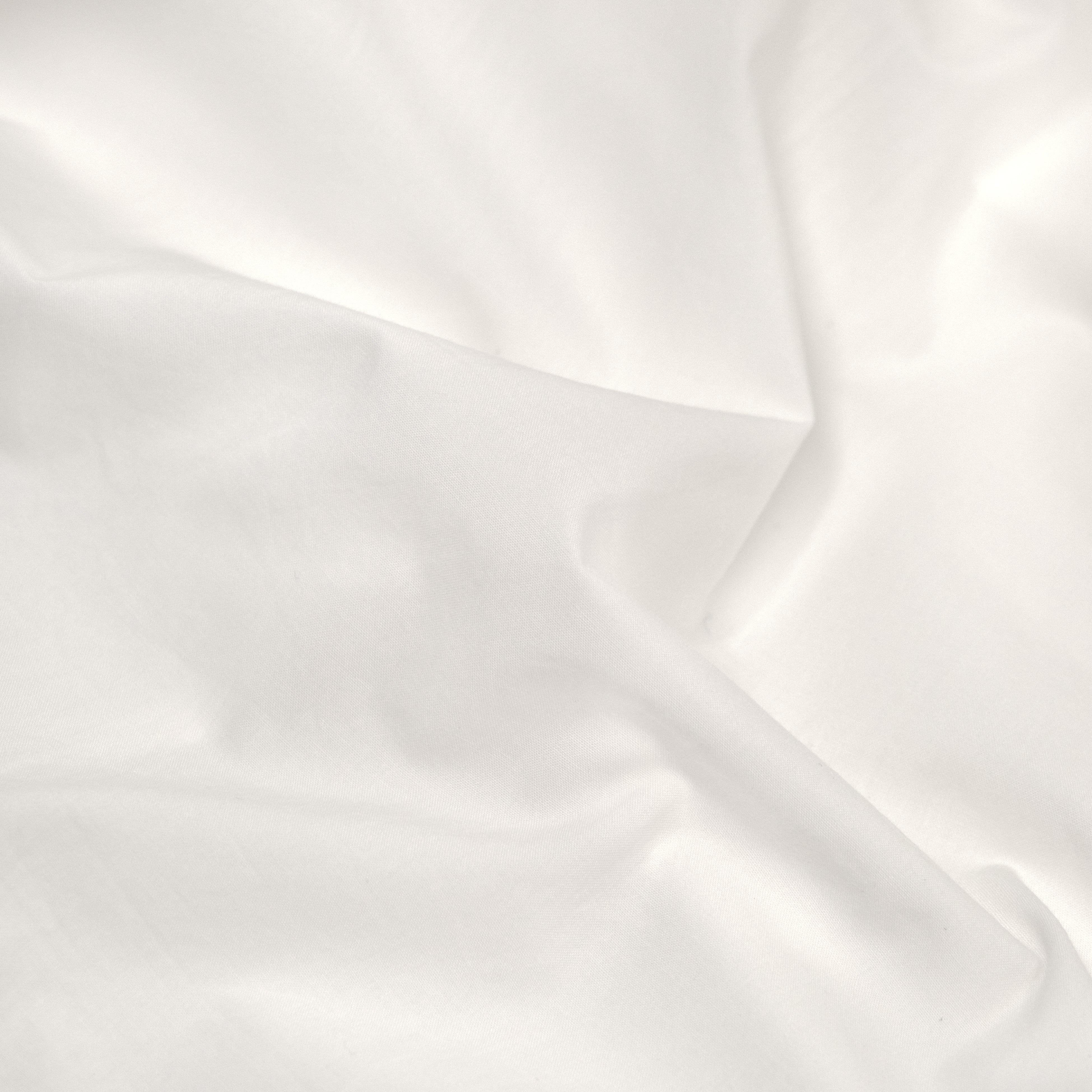 Effortless Cotton Poplin - White | Blackbird Fabrics