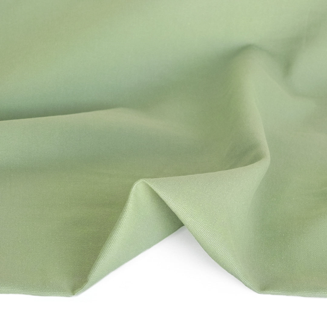 8.5oz Washed Cotton Canvas - Celadon | Blackbird Fabrics