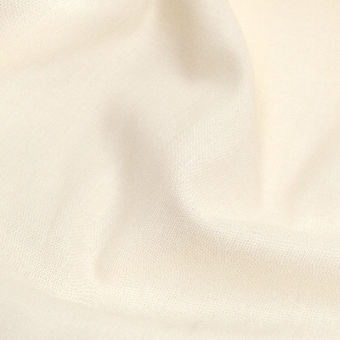 Deadstock Cotton Voile - Pearl | Blackbird Fabrics