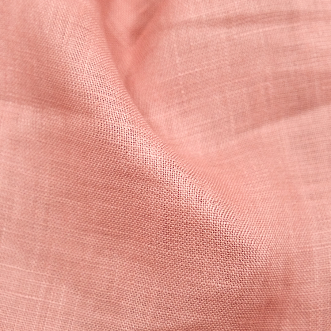 Deadstock 100% Linen - Flamingo | Blackbird Fabrics