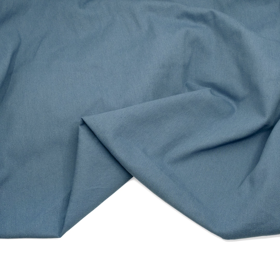 Deadstock Washed Cotton Twill - Ocean | Blackbird Fabrics