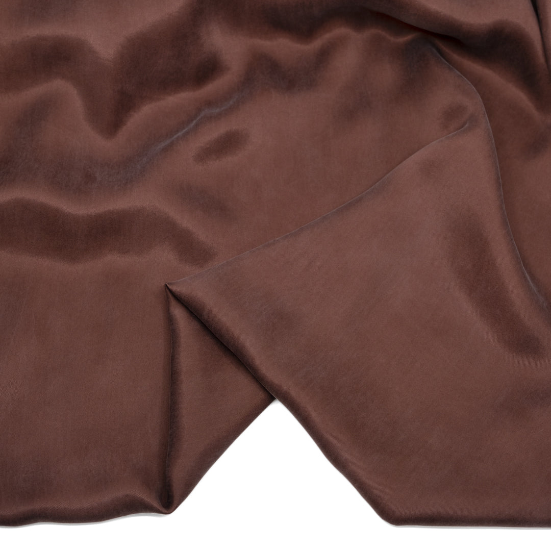Velvety Sandwashed Cupro - Cocoa | Blackbird Fabrics