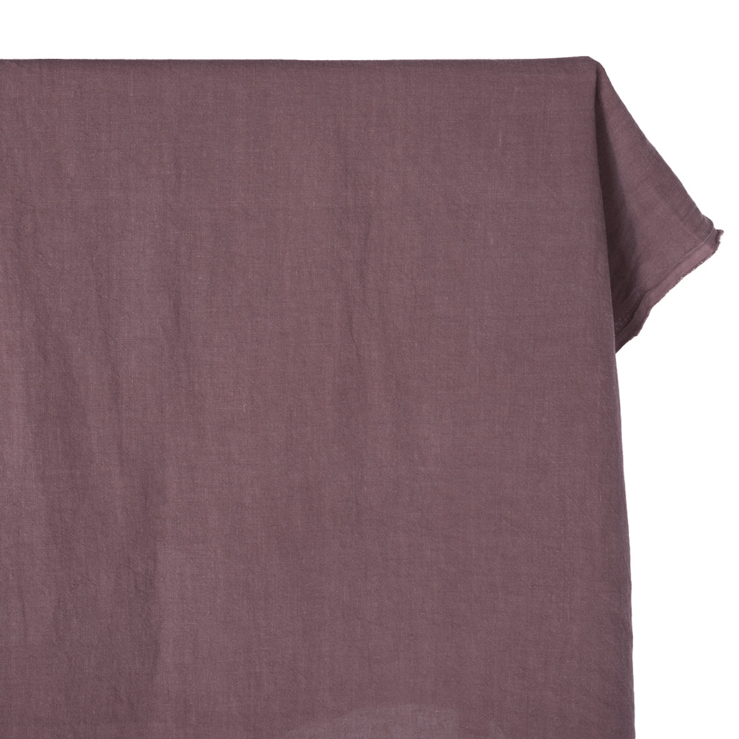 Washed Linen - Raisin | Blackbird Fabrics